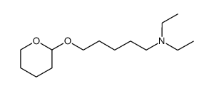 N,N-二乙基-5-[(四氢-2H-吡喃-2-基)氧基]戊-1-胺 结构式