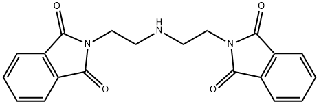 2-[2-[2-(1,3-二氧代-2-异吲哚啉)乙基氨基]乙基]异吲哚啉-1,3-二酮 结构式