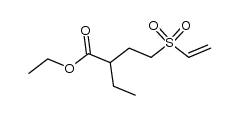 4-(乙烯基磺酰基)-2-乙基丁酸乙酯 结构式