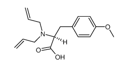 L-Tyrosine, O-methyl-N,N-di-2-propen-1-yl- 结构式