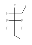 2,2,3,3,4,4-六氟-1,5-二碘戊烷 结构式