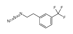 1-(2-叠氮乙基)-3-(三氟甲基)苯 结构式