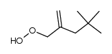 1-Hydroperoxy-2-methylen-4,4-dimethylpentan 结构式