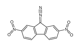 9H-Fluorene, 9-diazo-2,7-dinitro- 结构式