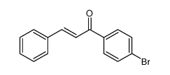 (2E)-1-(4-溴苯基)-3-苯基丙-2-烯-1-酮 结构式