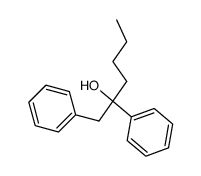 α-丁基-α-苯基苯乙醇 结构式