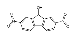 2,7-二硝基-9H-芴-9-醇 结构式