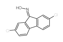 2,7-二氯-9H-芴-9-酮肟 结构式
