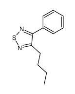 3-丁基-4-苯基-1,2,5-噻二唑 结构式