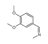 N-(3,4-二甲氧基亚苄基)甲胺 结构式