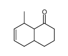 1(2H)-Naphthalenone, 3,4,4a,5,8,8a-hexahydro-8-methyl- 结构式