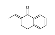 1(2H)-Naphthalenone, 3,4-dihydro-8-methyl-2-(1-methylethylidene)- 结构式