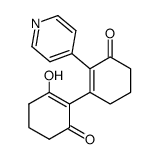 2'-羟基-2-(4-吡啶基)-[联-1-环己烯-1-基]-3,6'-二酮 结构式