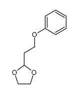 2-(2-苯氧乙基)-1,3-二氧戊环 结构式