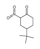 4-叔丁基-2-硝基环己酮 结构式