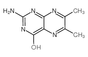 2-氨基-6,7-二甲基-4-羟基蝶啶水合物 结构式