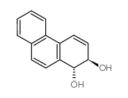反-1,2-二羟基-1,2-二氢菲 结构式