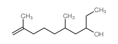 5,9-二甲基-8-癸烯-3-醇 结构式