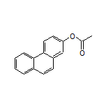 乙酸(菲-2-基)酯 结构式