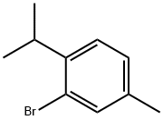 2-溴-1-异丙基-4-甲基苯 结构式