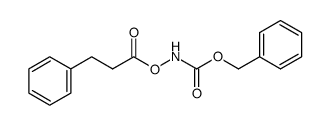 benzyl ((3-phenylpropanoyl)oxy)carbamate 结构式
