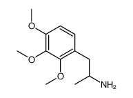 1-(2,3,4-三甲氧基苯基)丙-2-胺 结构式