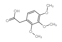 2,3,4-三甲氧基苯乙酸 结构式