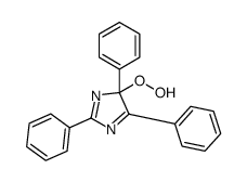 Hydroperoxide, 2,4,5-triphenyl-4H-imidazol-4-yl 结构式
