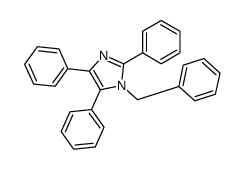 1-苄基-2,4,5-三苯基咪唑 结构式