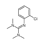 N''-(2-氯苯基)-N,N,N',N'-四甲基胍 结构式