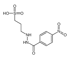 4-硝基苯甲酸-2-(3-磺丙基)酰肼 结构式