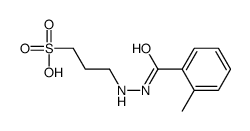 2-甲基苯甲酸-2-(3-磺丙基)酰肼 结构式