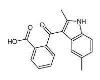 2-(2,5-二甲基-1H-吲哚-3-羰基)苯甲酸 结构式