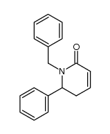 1-苄基-5,6-二氢-6-苯基-2(1H)-吡啶酮 结构式