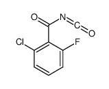 2-氯-6-氟苯甲酰异氰酸酯 结构式