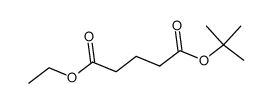 戊二酸 1-叔丁基 5-乙基酯 结构式