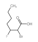 2-溴-3-氟庚酸 结构式
