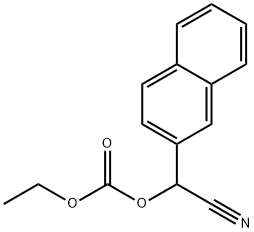 碳酸氰基-2-萘甲基乙基酯 结构式