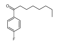 1-(4-氟苯基)-1-辛酮 结构式
