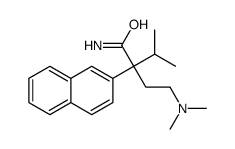 α-[2-(二甲氨基)乙基]-α-异丙基-2-萘乙酰胺 结构式
