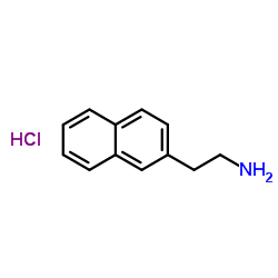 2-(2-萘基)乙胺 盐酸盐 结构式