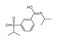 N-Isopropyl-m-(isopropylsulfonyl)benzamide 结构式