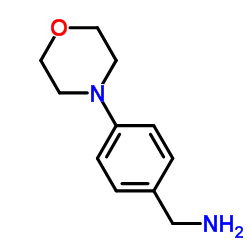 4-(4-吗啉基)苄胺 结构式
