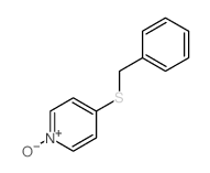 Pyridine,4-[(phenylmethyl)thio]-, 1-oxide 结构式