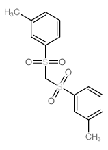 Benzene,1,1'-[methylenebis(sulfonyl)]bis[3-methyl- (9CI) 结构式