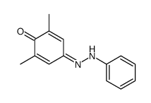 2,6-二甲基-4-(苯基偶氮)苯酚 结构式