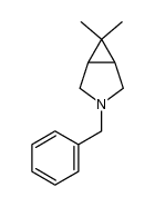 3-苄基-6,6-二甲基-3-氮杂双环[3.1.0]己烷 结构式