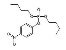 磷酸二丁基-4-硝基苯基酯 结构式