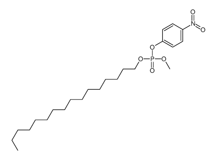 Phosphoric acid, hexadecyl methyl 4-nitrophenyl ester 结构式