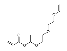 2-Propenoic acid, 1-[2-[2-(ethenyloxy)ethoxy]ethoxy]ethyl ester 结构式